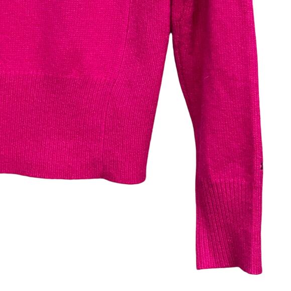 Tommy Hilfiger 90s Woman’s Wool/Angora Crew Neck Pink Sweater Size Large - Picture 5 of 9